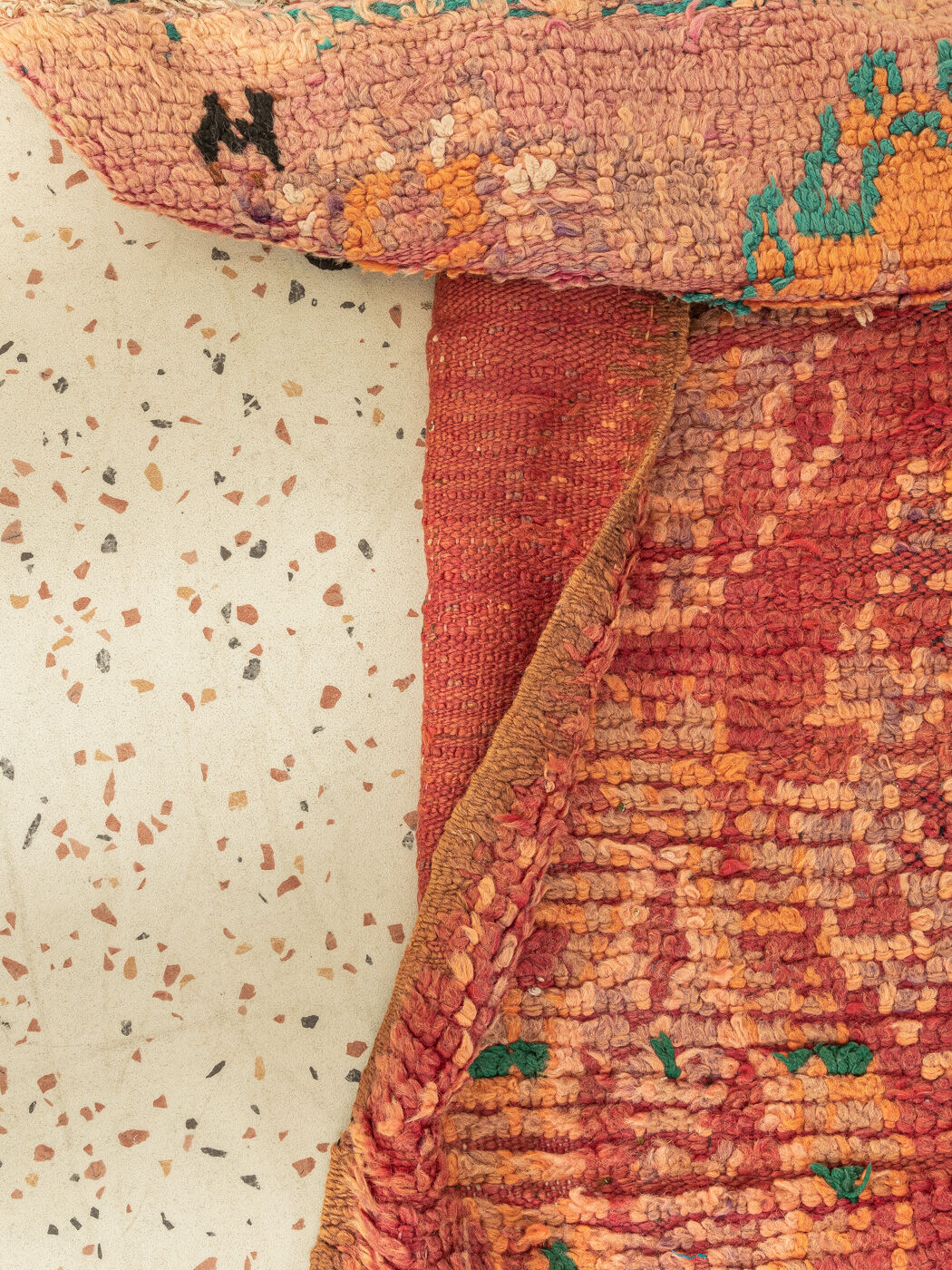 Vintage rehamna, berber rug, 95 x 260