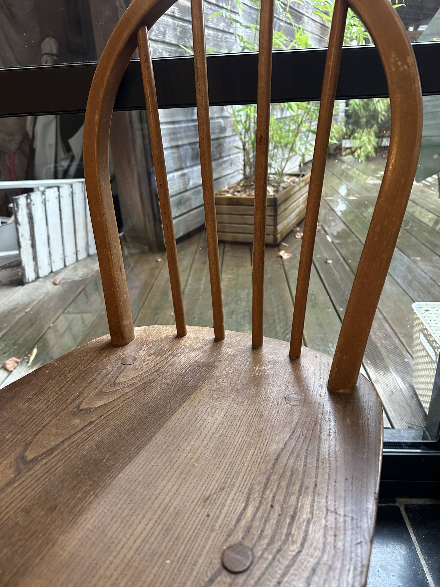 Lot 4 chaises Ercol BS 1960 JH 2056