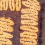 Stunning Large Vintage Dida Raffia Kerchief. Cote D'Ivoire