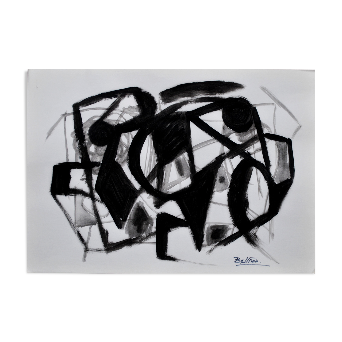 Black and white abstraction