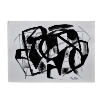 Black and white abstraction