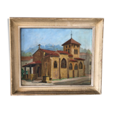 Oil on panel