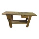 Old wooden craft workbench