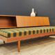 Mid century sofa bed, vintage - daybed, sofa