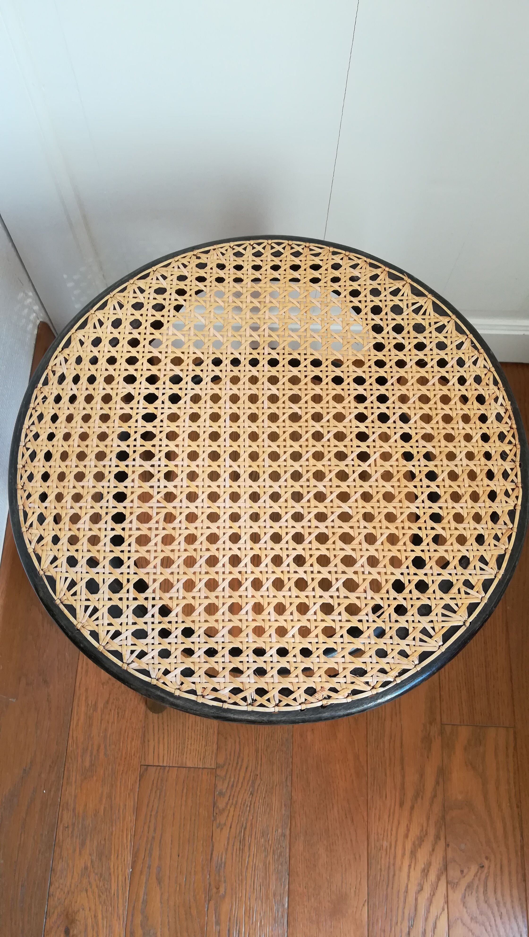 Black bistro seating cannage