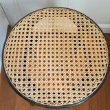 Black bistro seating cannage