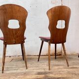 Set of 4 Gentiane bistro chairs by Baumann