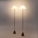 Peter Ghyczy floor lamp, brass, set of 2