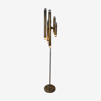 BRASS FLOOR LAMP FROM THE COMPANY LAMPERTI, ITALY 1960