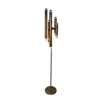 BRASS FLOOR LAMP FROM THE COMPANY LAMPERTI, ITALY 1960