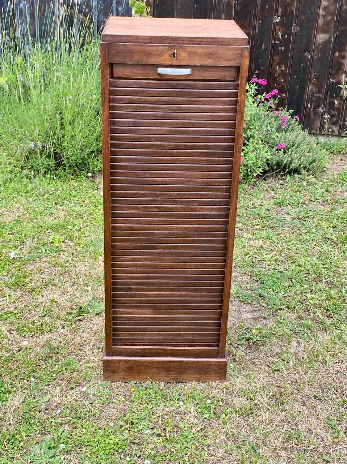Renovated curtain filing cabinet from the early 20th century