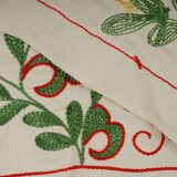 Vintage Turkish rug hand-knotted 44x95 cm