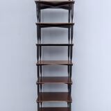 Vintage walnut coffee table model "T8" by Vico Magistretti for Azucena, Italy