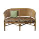 Rattan and caning bench