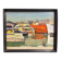 Oil on panel Boats in the port frame 20th century