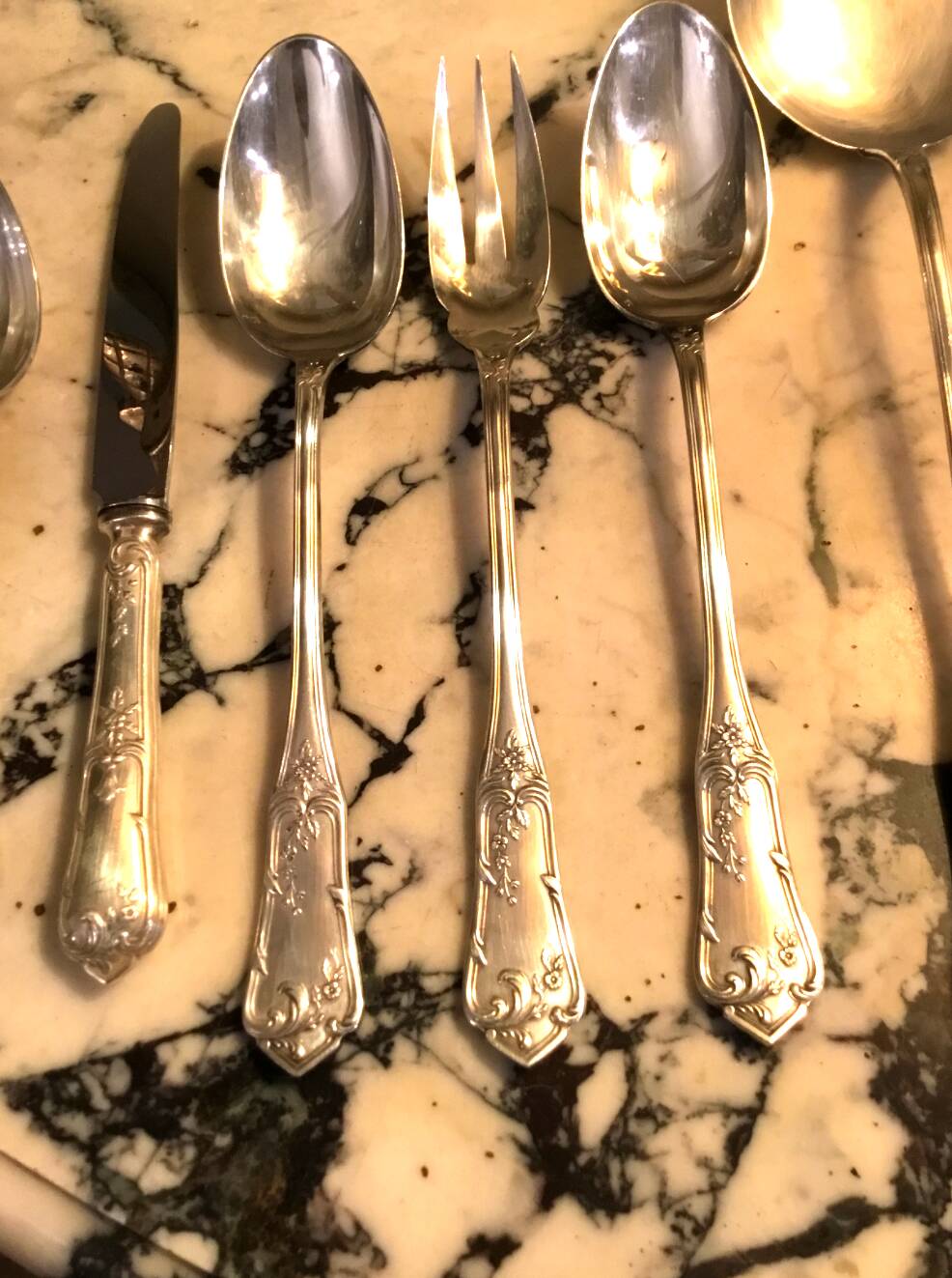 Maison Boulanger. 76-piece silver-plated cutlery set.