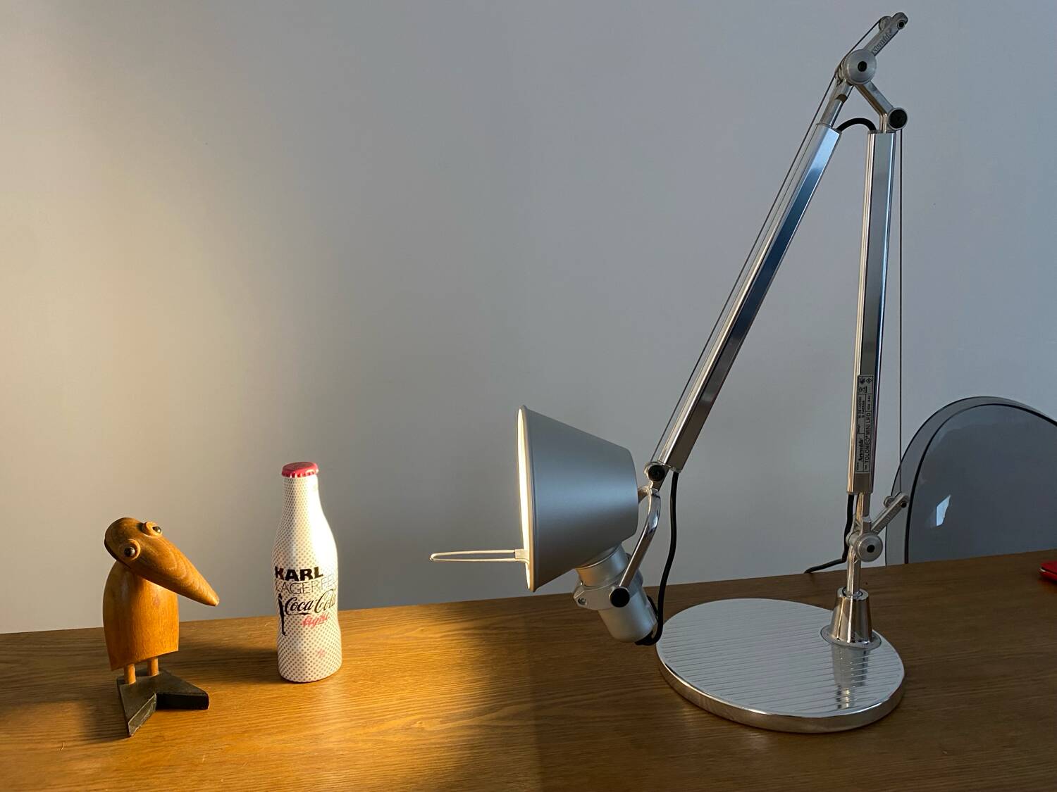 Tolomeo mini led desk lamp on designer base By Lucchi & Fassina excellent condition