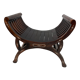 Vintage curule bench bench