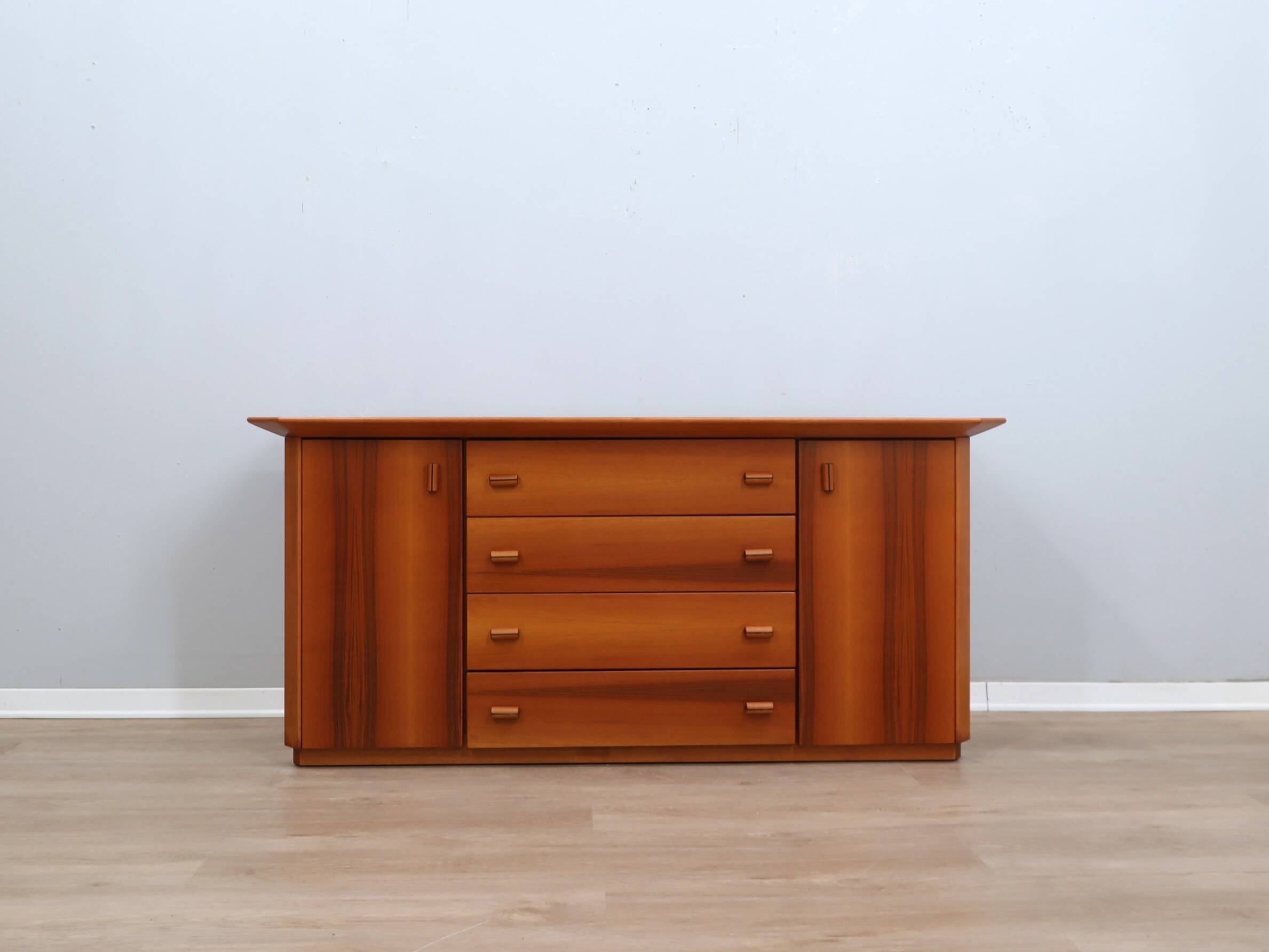 1970s Italian design brutalist-modernist geometric sideboard