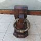Table basse Art Déco en bois sculpté