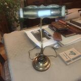 Brass articulated piano or desk lamp