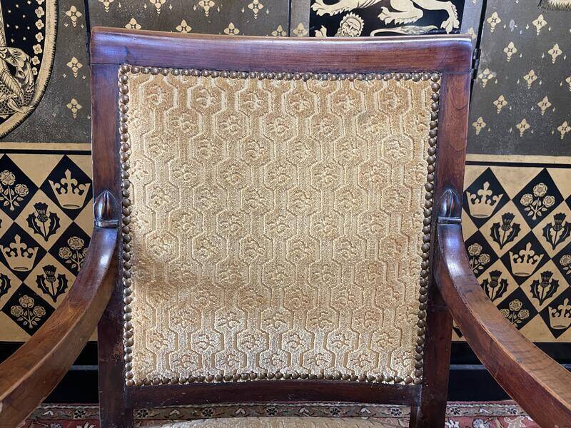 Empire period armchair with crosses