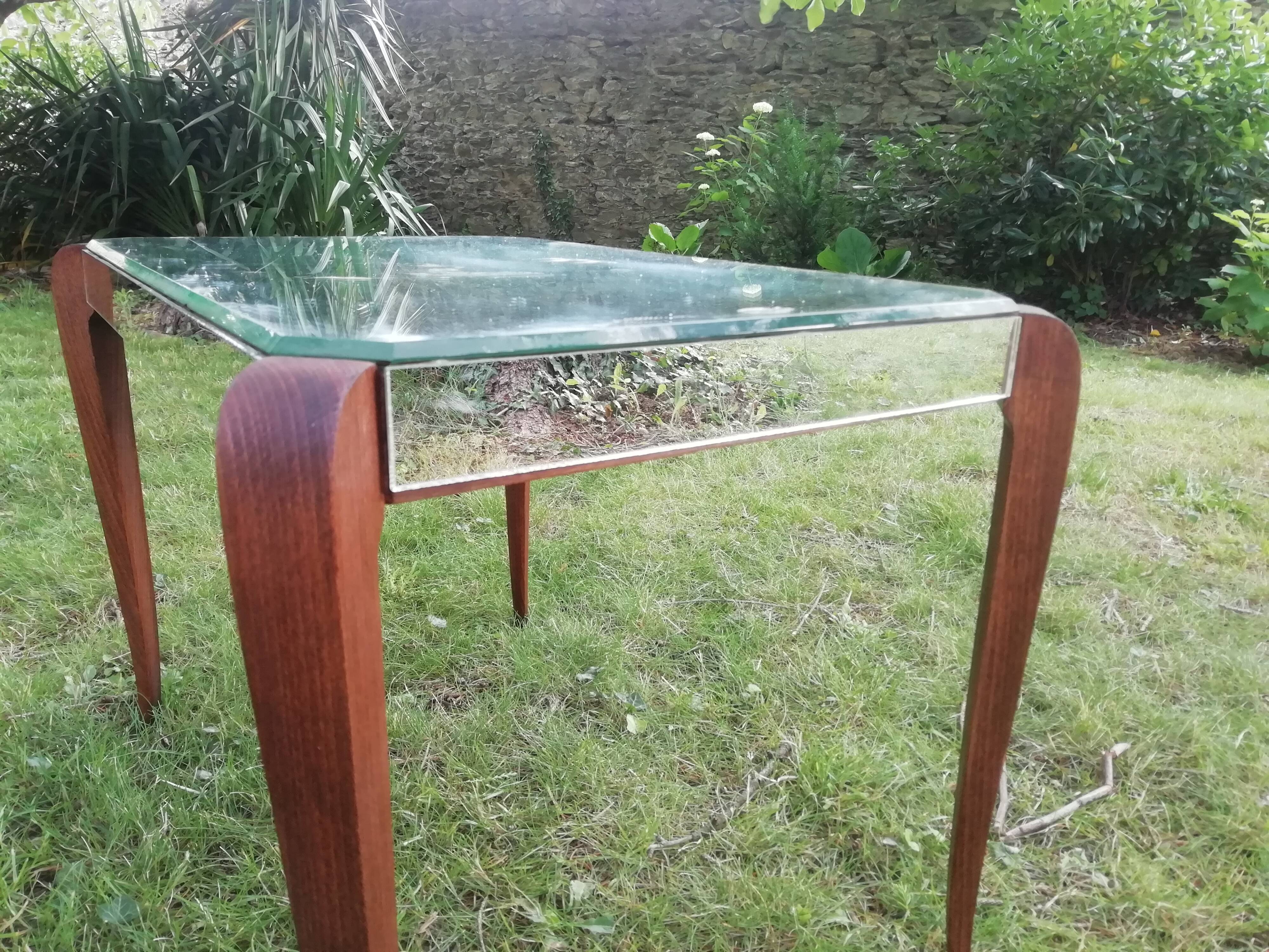 Vintage mirror coffee table 40/50 year