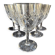 6 wine glasses - Cut crystal – Cristalleries Royales de Champagne