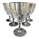 6 wine glasses - Cut crystal – Cristalleries Royales de Champagne