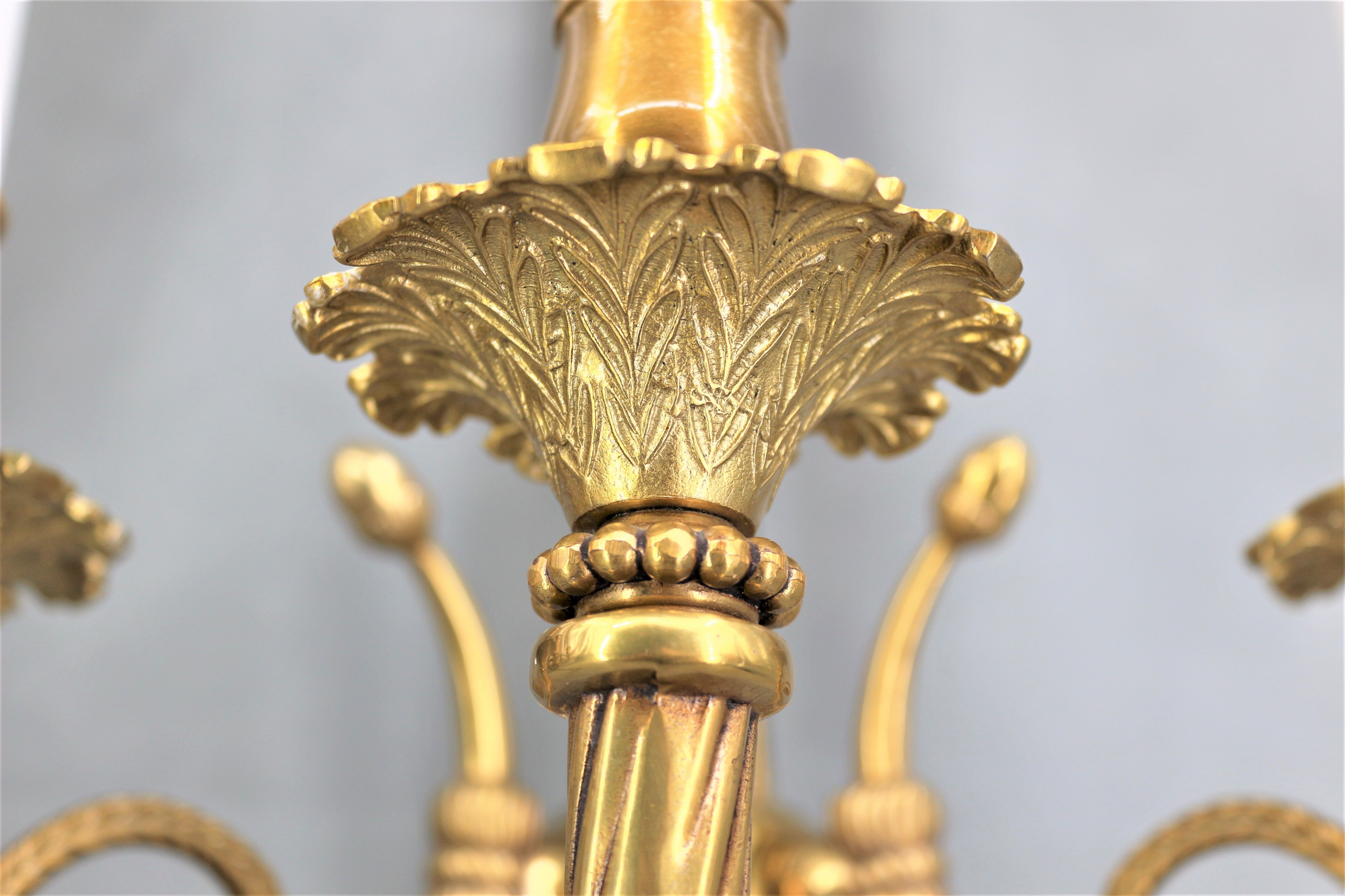 Pair of  Lucien Gau wall lamps