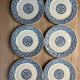 6 Gien Garland plates