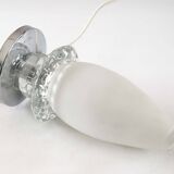 Antique satin flute lamp