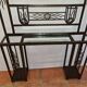 Wrought iron cloakroom art deco style