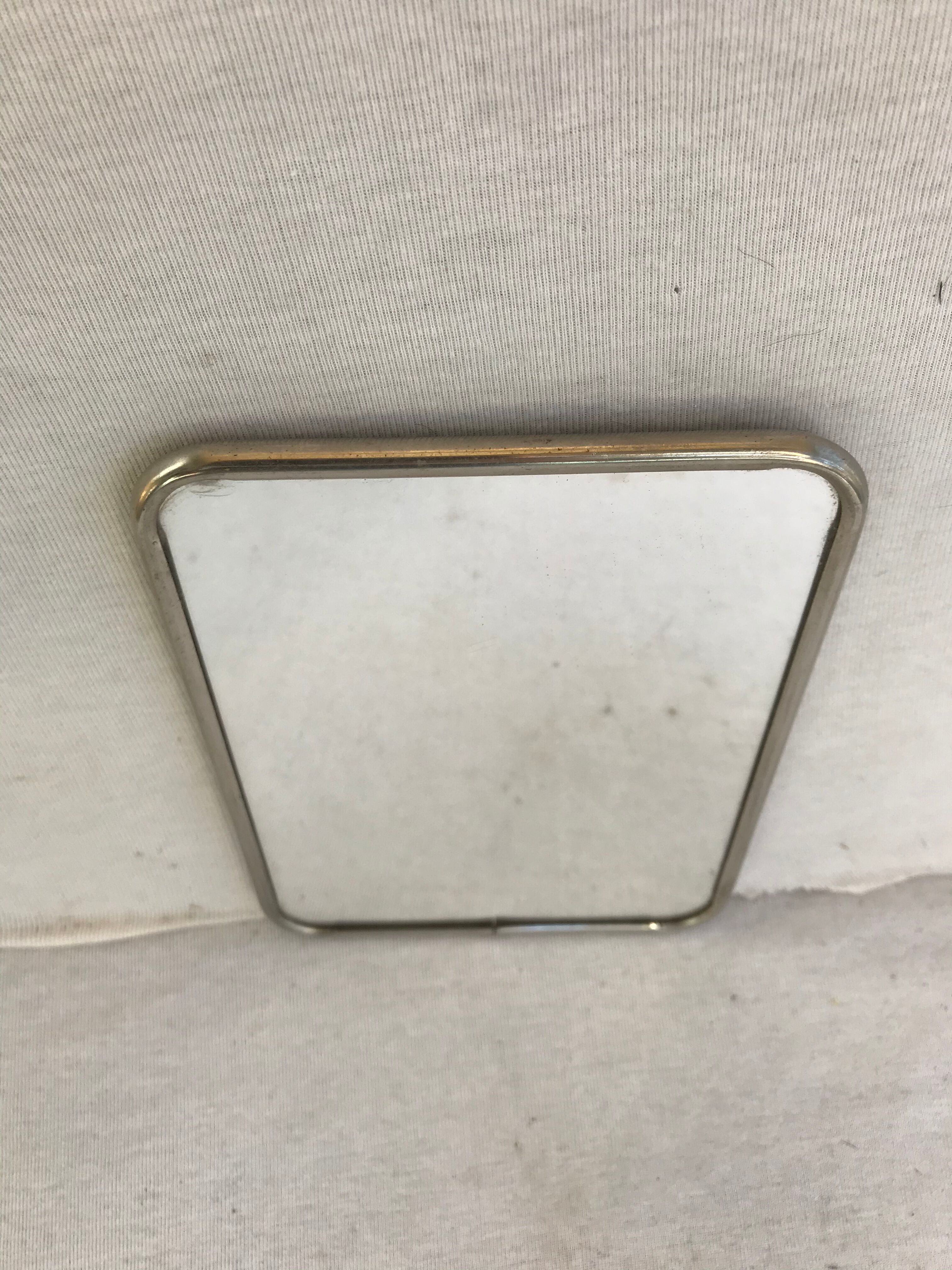 Former mirror barbier contour alu - vintage decoration tripod