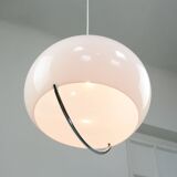 White Space Age Jolly Pendant Lamp from Guzzini, 60s