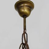 Vasque Vianne style Art Nouveau 1 Fire, in glass paste with grape motifs.