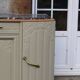 Art Deco sideboard in renovated solid oak – marble top