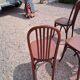 5 bistro chairs and 1 stool