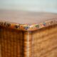 Small woven bamboo buffet, 1960s