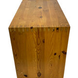 Vintage side table Ate van Apeldoorn Pine wood 1970s Dutch Design