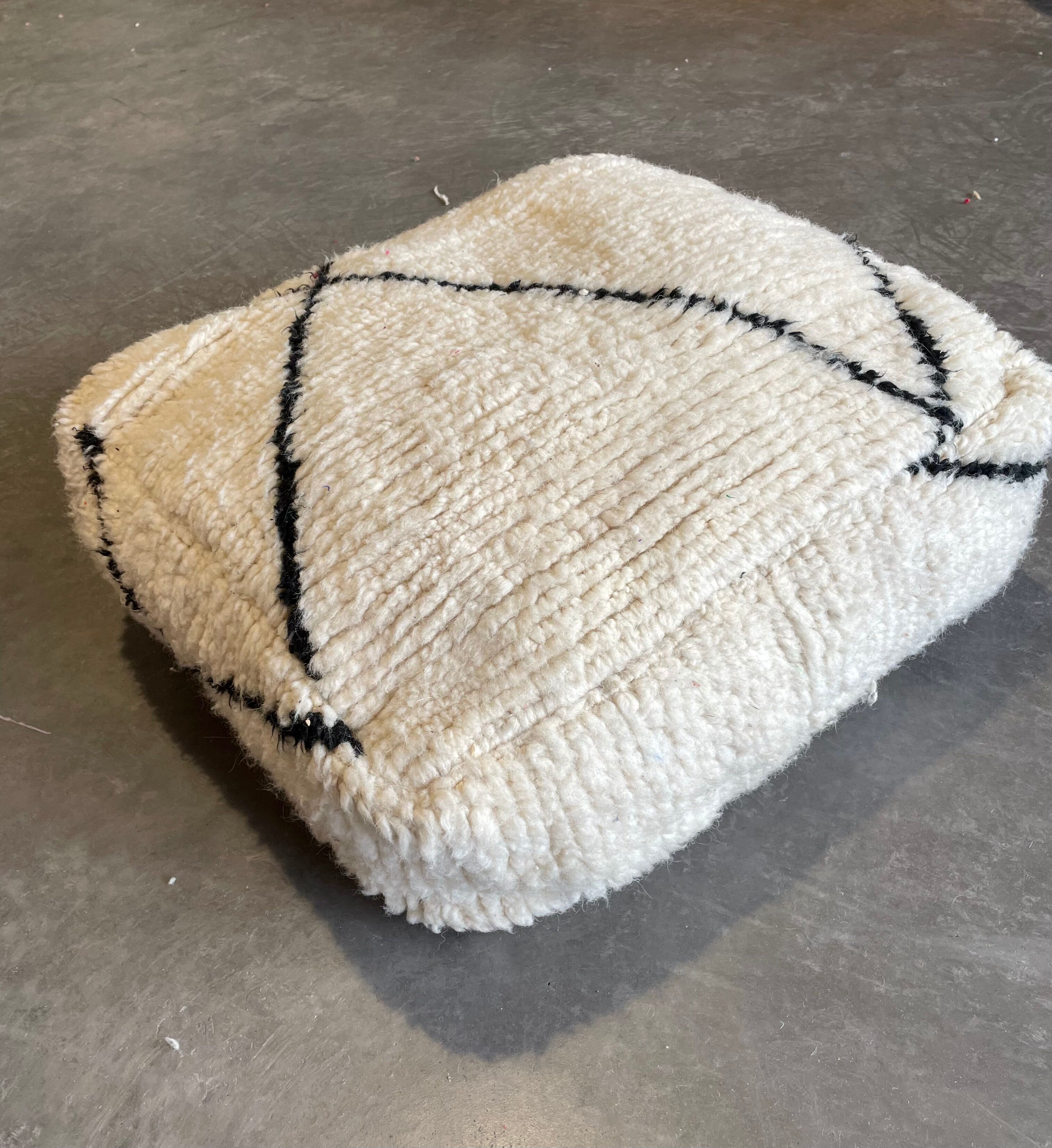 Coussin berbere marocain de sol