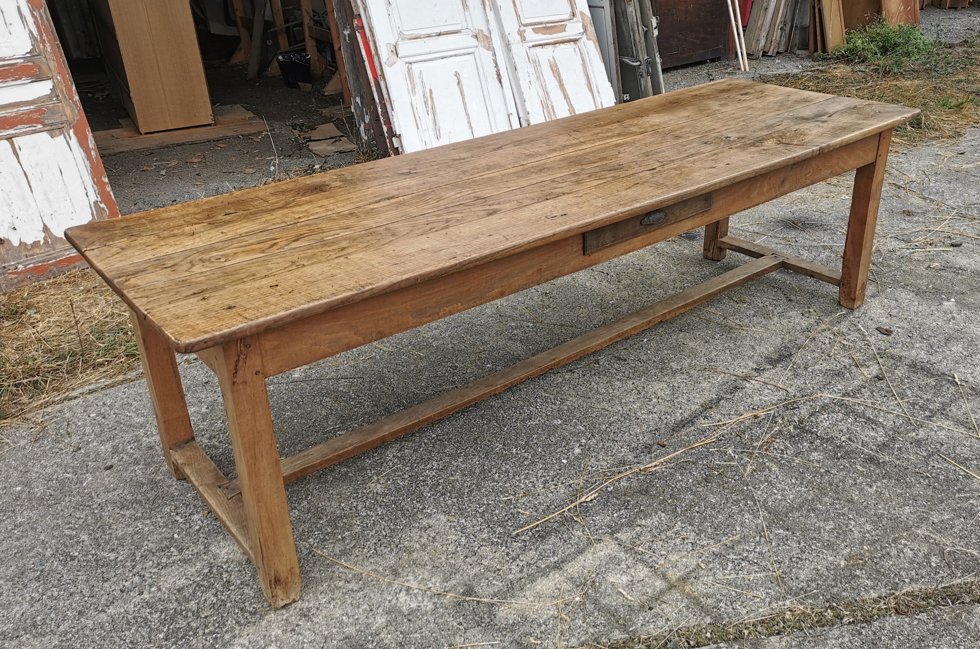 Table de ferme en chêne 260cm