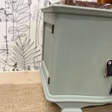 Chevet ou meuble d’appoint vert de gris
