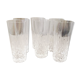 SUITE OF 6 CRYSTAL DIGESTIVE GLASSES SIZE