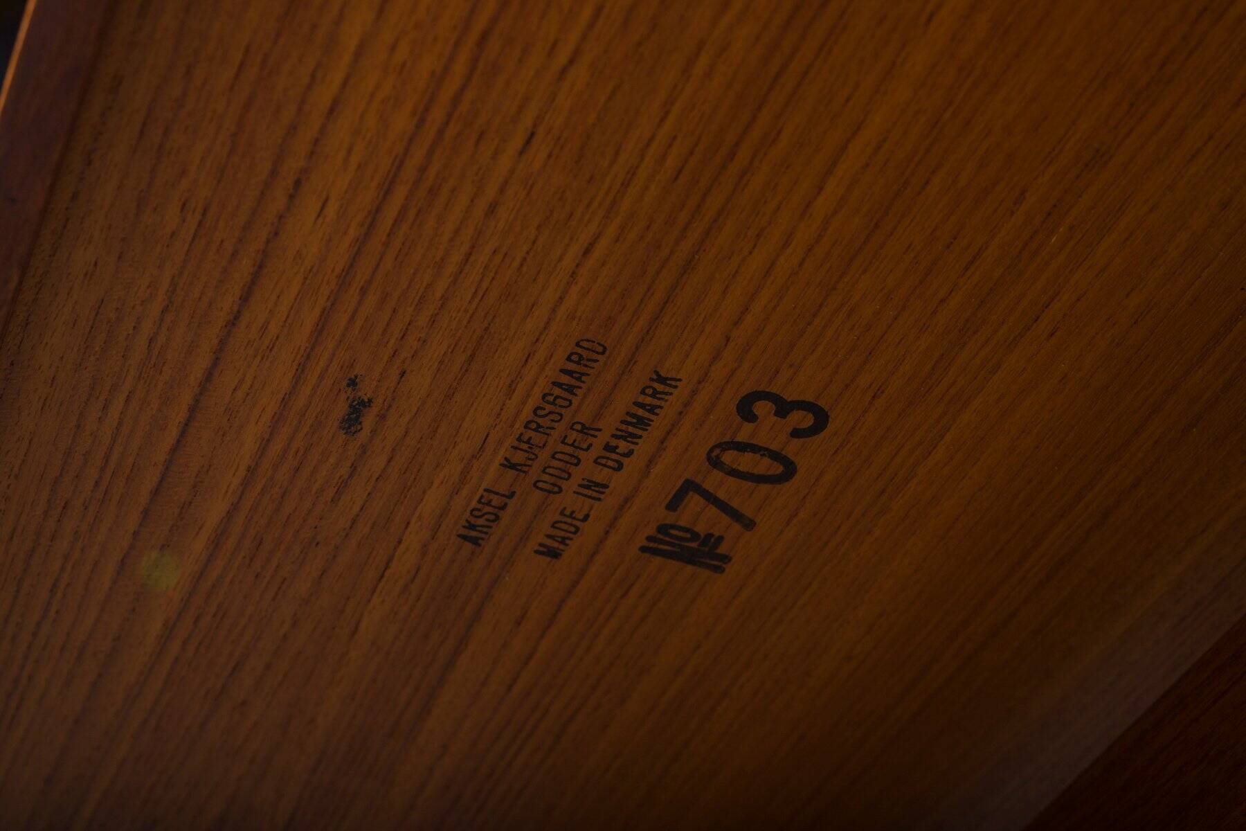 Mid-century modern Danish teak bar model 703 by Aksel Kjersgaard, 1960s