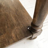 Artist studio oak draper table