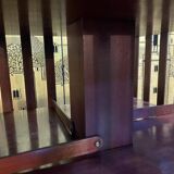 Very large mahogany revolving bookcase