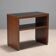 Vintage shelf in mahogany veneer, Italy, 1940s-1950s.