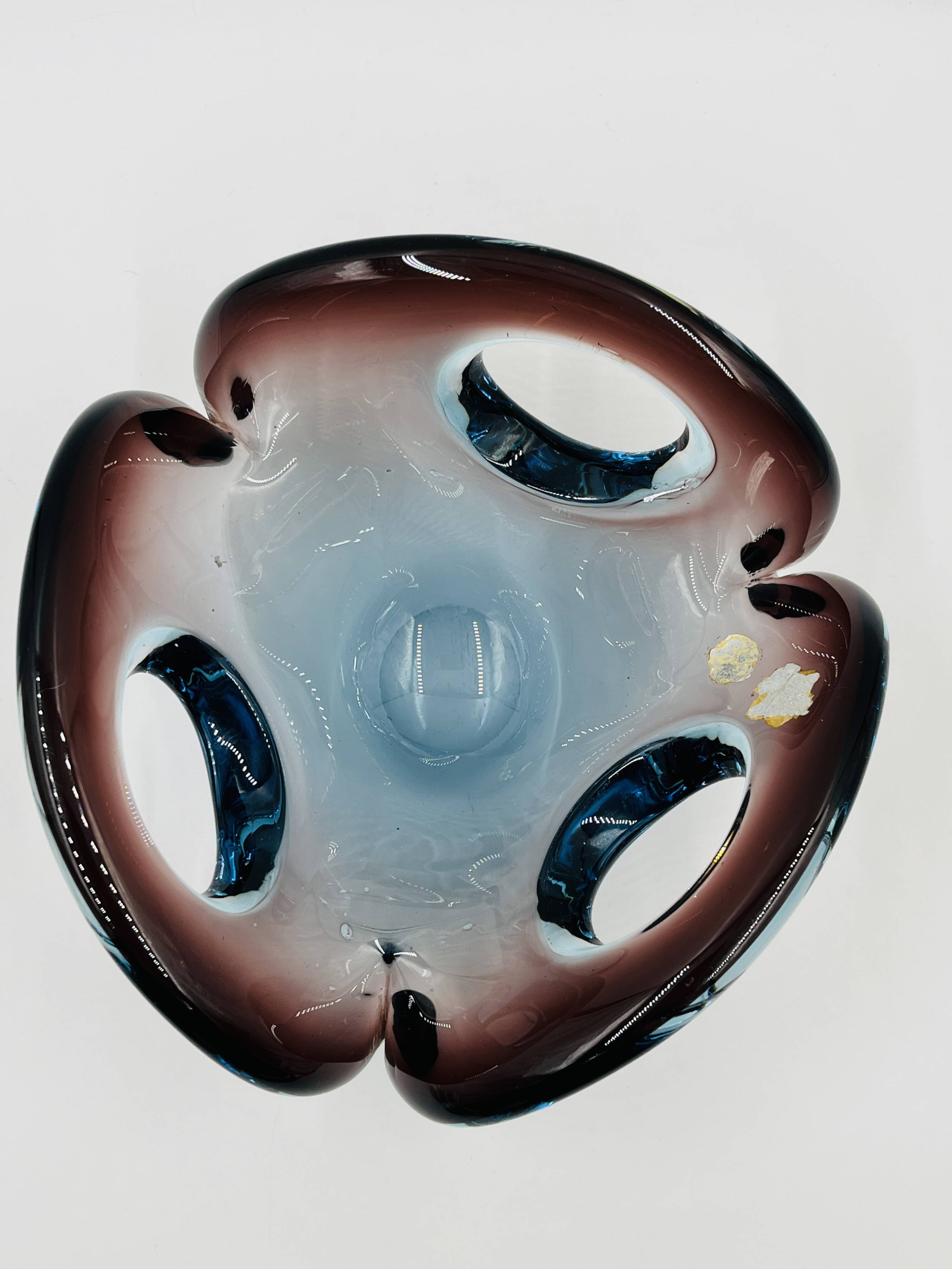 Murano Sommerso Ashtray Bowl – Flavio Poli for Seguso