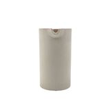 Organic modern white ceramic vase / jug, La Sfera Italy 1980s